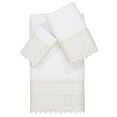 thumbnail image 2 of Linum Home Textiles Traditional/Contemporary 3 Pieces Cotton Bath Towel, White, 2 of 3