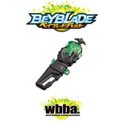 Takara Tomy Beyblade Burst Power Custom BeyLauncher LR w/ Carabiner Grip, Cyber Edition Black, B-00 / BBG-41