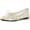 Beige, variant on Pointed Toe Flats for Women Bow & Flower Mesh Closed Toe Ballerina Dress Shoes