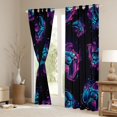 thumbnail image 4 of Homewish Teens Futuristic Gamepad Black Out Curtains, Game Console Lover Curtains Pack of 2 (42x63 Each), Cartoon Game Player Bedroom Curtains, Black Blue Black Out Curtains Room Decor, 4 of 6