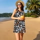 thumbnail image 3 of Balery Colorful Screws Vestidos de verano para mujer con estampado: vestido holgado sin mangas, vestido playero informal y cómodo para días calurosos., 3 of 7