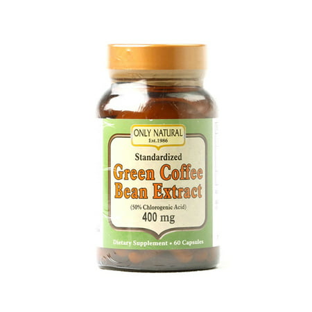 Only Natural Green Coffee Bean Extract - 400 mg - 60 Capsules - Walmart.com
