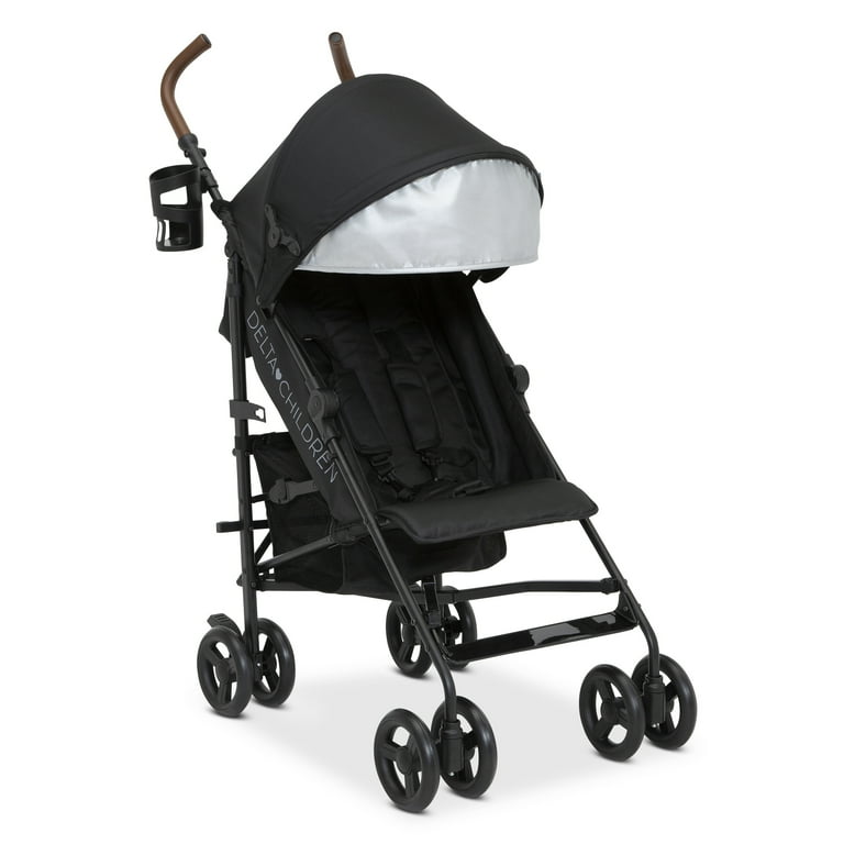 Delta Children 365 Plus Lightweight Travel Stroller, Iron