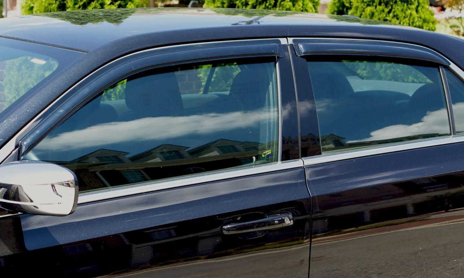 Auto Ventshade AVS 94781 Ventvisor Deflector 4 Pc., Smoke Outside Mount