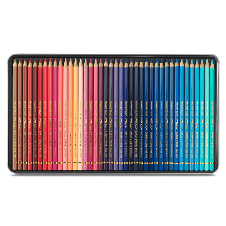 Caran D'Ache Pablo Artist Colouring Pencils - Tin of 80, Colouring Pencils
