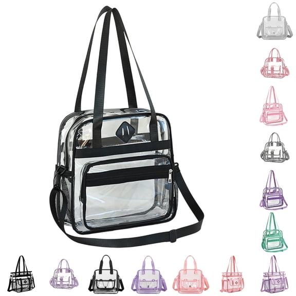 XINXIAOO Clear Stadium Bag Shoulder Bag for Travel, Concerts & Sports Events