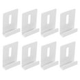thumbnail image 1 of HAMPPLIES 8Pcs Mirror Clip Fixing Stainless Steel For Glass Doors With Heavy Duty Design, 1 of 8