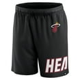 thumbnail image 2 of Men's Fanatics Black Miami Heat Free Throw Mesh Shorts, 2 of 3
