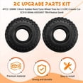 thumbnail image 4 of 4 Neumáticos de Goma para de 120 mm y 1,9 Pulgadas para Coche RC Crawler para Axial SCX10 90046 AXI03007 TRX4 Redcat Gen8 de 1:10, 4 of 5