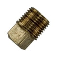 thumbnail image 2 of 756109-02 Pipe Fitting, Square Head Plug, Lead-Free Brass, 1/8-In. MPT - Quantity 10, 2 of 2