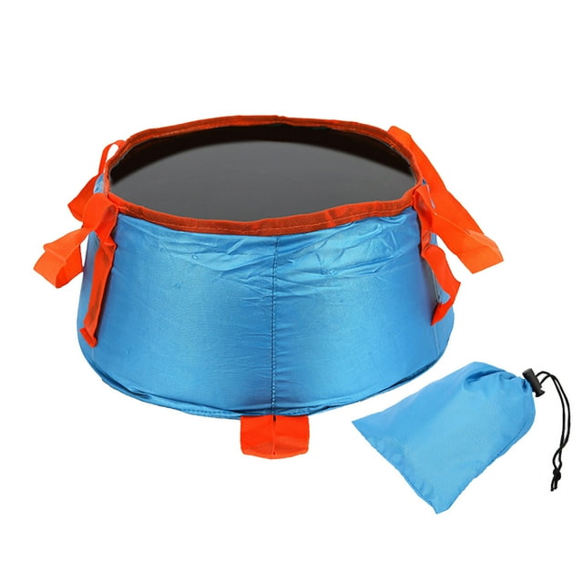 Bolsa de viaje plegable portátil para acampar al aire libre, bolsa de agua portátil para lavabo Wmkox8yii jkg1684