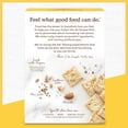 thumbnail image 5 of Almond Flour Crackers, Farmhouse Cheddar Snack Packs - Gluten Free, Healthy Snacks, 4.9 Ounce (Pack of 1), 5 of 5