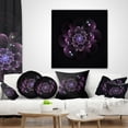 thumbnail image 4 of Designart 16" x 16" Purple Polyester Throw Pillow, 4 of 5
