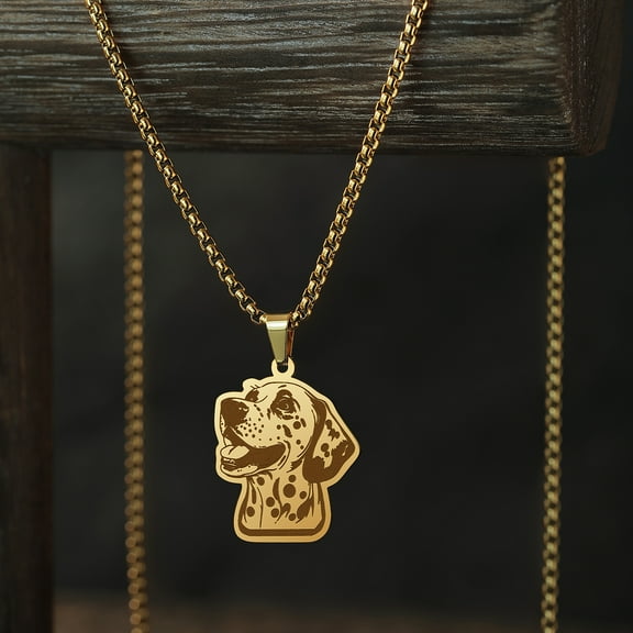 Dalmatian Pendant Necklace for Women Men Jewelry Accessories Cute Neck Chain Necklace Birthday Party Gifts