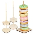 thumbnail image 3 of FOMIYES 5Pcs Donuts Stand For Party Assorted Color 11.79X4.91X0.16in Boxwood Abs For Birthday Party Weddings, 3 of 8