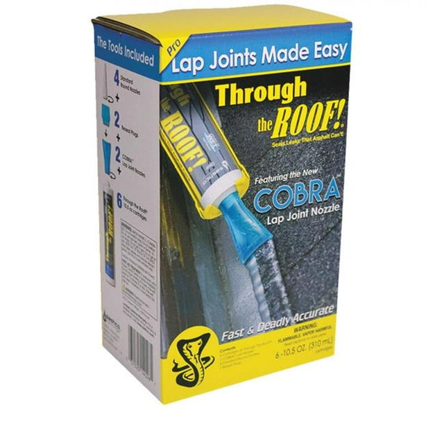 Sashco Sealants 253979 Cobra Joint Nozzle Kit - Clear