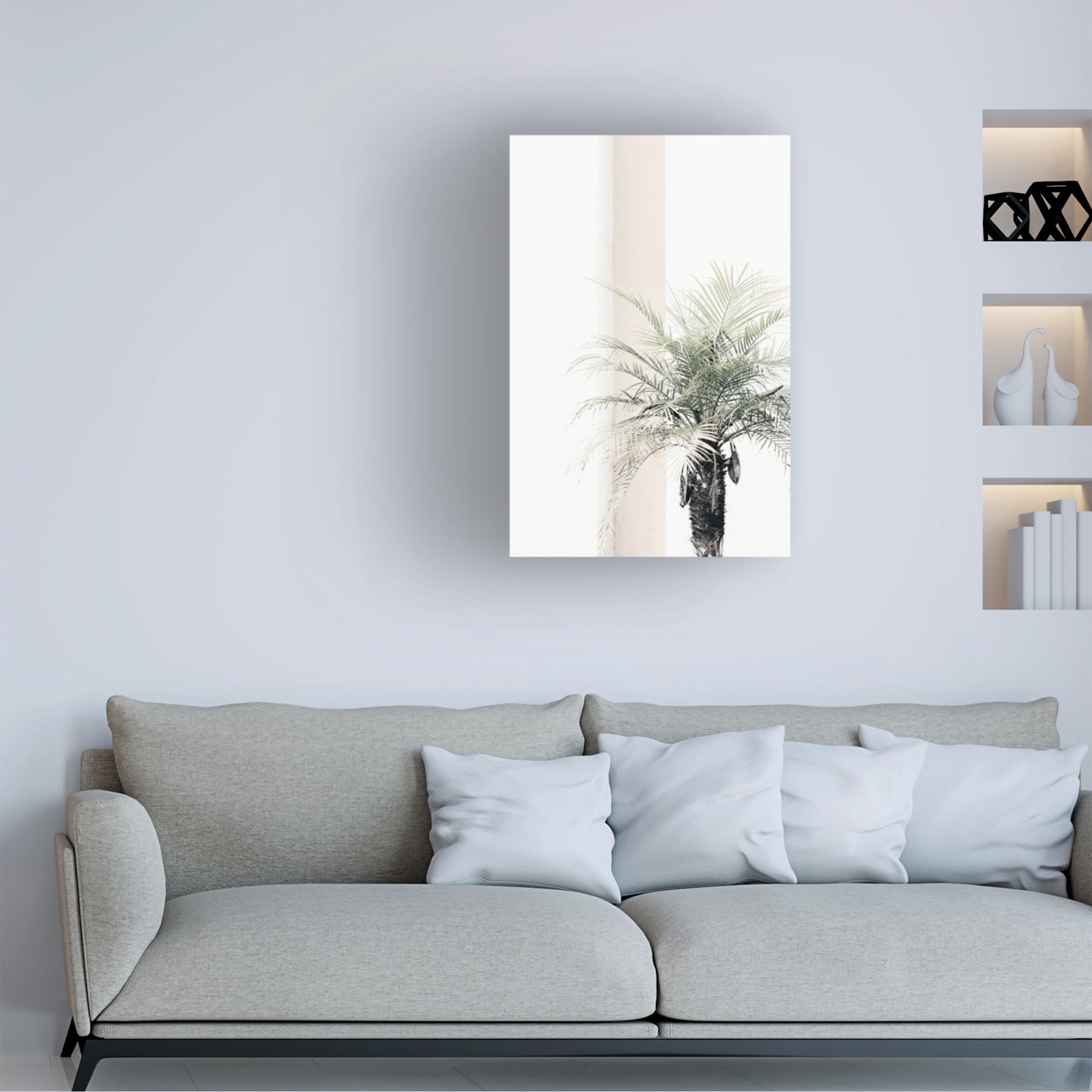 Trademark Fine Art Pictufy Studio Palm Tree Canvas Wall Art