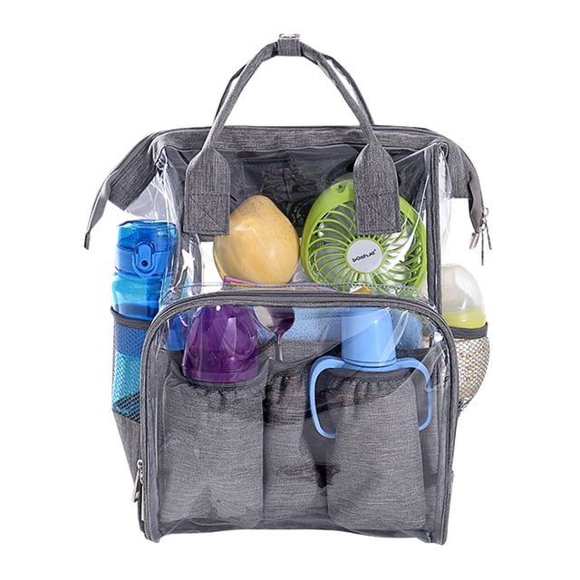 Yhmxh Sports and Outdoors PVC Large Capacity Transparent Backpack School Bag Beach Bag Bag A Backpack