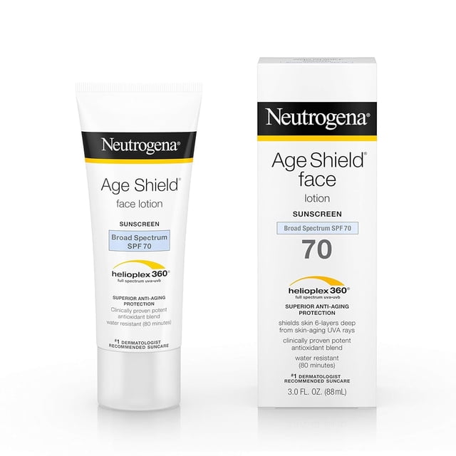 Neutrogena Age Shield Face Lotion Sunscreen Broad Spectrum SPF 70-3 Oz