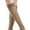 Beige, variant on Sigvaris Essential 863 Opaque 30-40 Open Toe Knee High Compression Stockings w/Grip Top Crispa SS Short