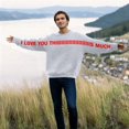 thumbnail image 4 of FUZHIQ I Love You This Much Couple Matching Pullover Sweatshirts Hug Fit Unisex Oversized Casual Crewneck Sweatshirt Cozy Hug-Worthy Tops for Couples, 4 of 7