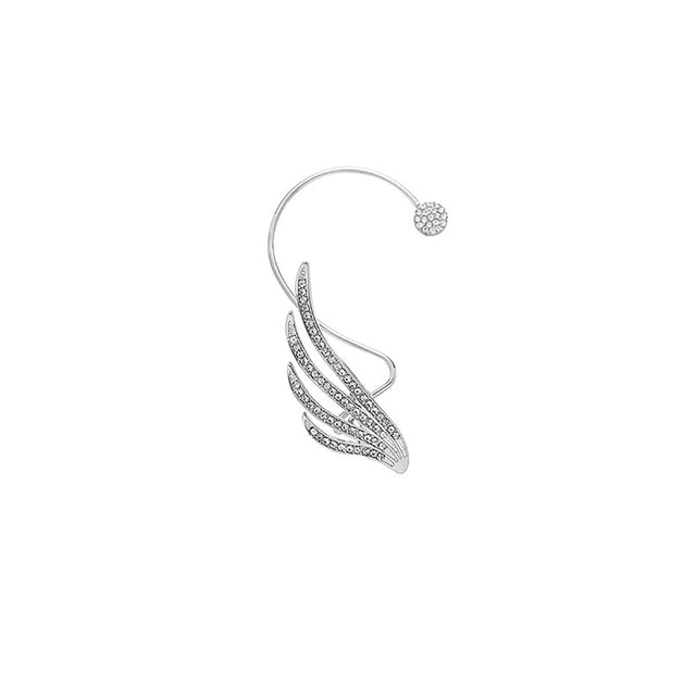 Pendientes de ala de ángel, clip de oreja de ala de diamante flash Wmkox8yi sjalhkljlk101