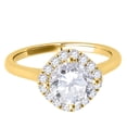 thumbnail image 2 of Aonejewelry 0.75 Ctw. Glitzy Diamond Wedding Engagement Ring In 14K Yellow Gold, 2 of 4
