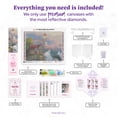 thumbnail image 2 of DIAMOND ART CLUB® Beacon of Hope Diamond Painting Kit, Fun DIY Crafts for Adults, Round Diamond Art Canvas by Thomas Kinkade, 16" x 13" (40.7 cm x 33 cm), 2 of 6