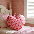 thumbnail image 5 of Gloveleya Plush Pillow Stuffed Toy Baby Girl Gift Sofa Pillow Red Heart-Shaped Pillow Cushion 14inches, 5 of 9