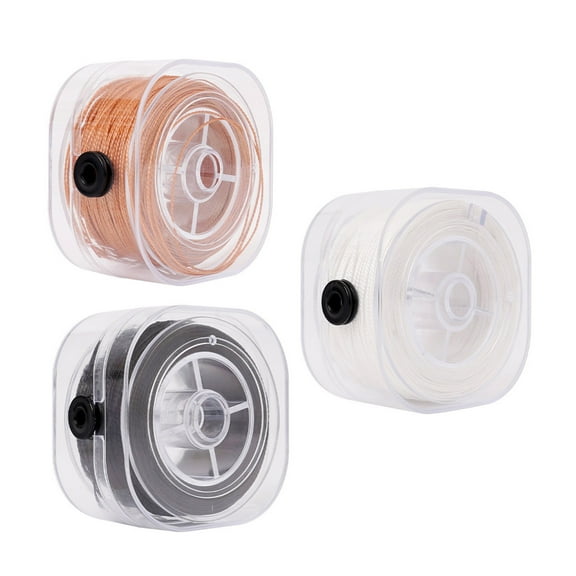 RUISINERY 3Roll Upholstery Thread Heavy Duty Nylon Sewing Thread for Leather Upholstery Shoes Repair Sewing Machine Hand Stitching