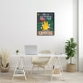 thumbnail image 2 of Stupell Industries Life's Better by Campfire Phrase Outdoor Summer Adventure Typography Painting Black Framed Art Print Wall Art, 24 x 30, 2 of 7