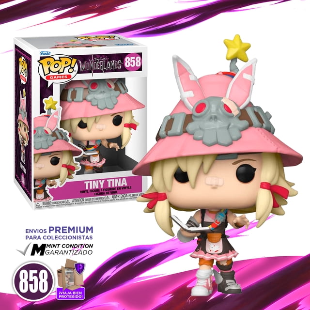 Funko Pop Tiny Tina #858 Wonderlands Figura Original Videojuego Funko Wonderlands Tiny Tina