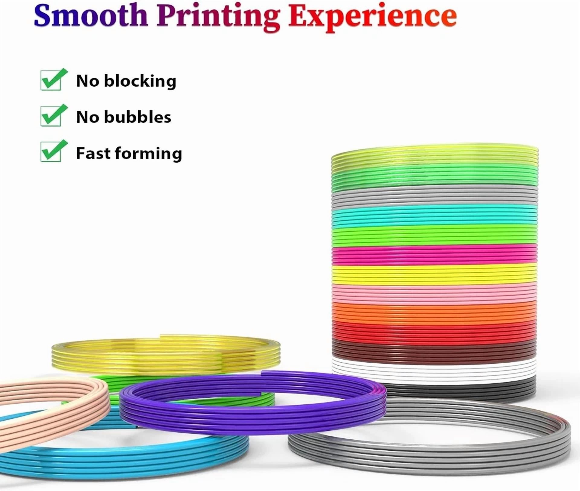 BUTTERFLY- 22 Colors 3D Pen Filament 1.75Mm Pla, Each Color 10 10 Feet Each, 22