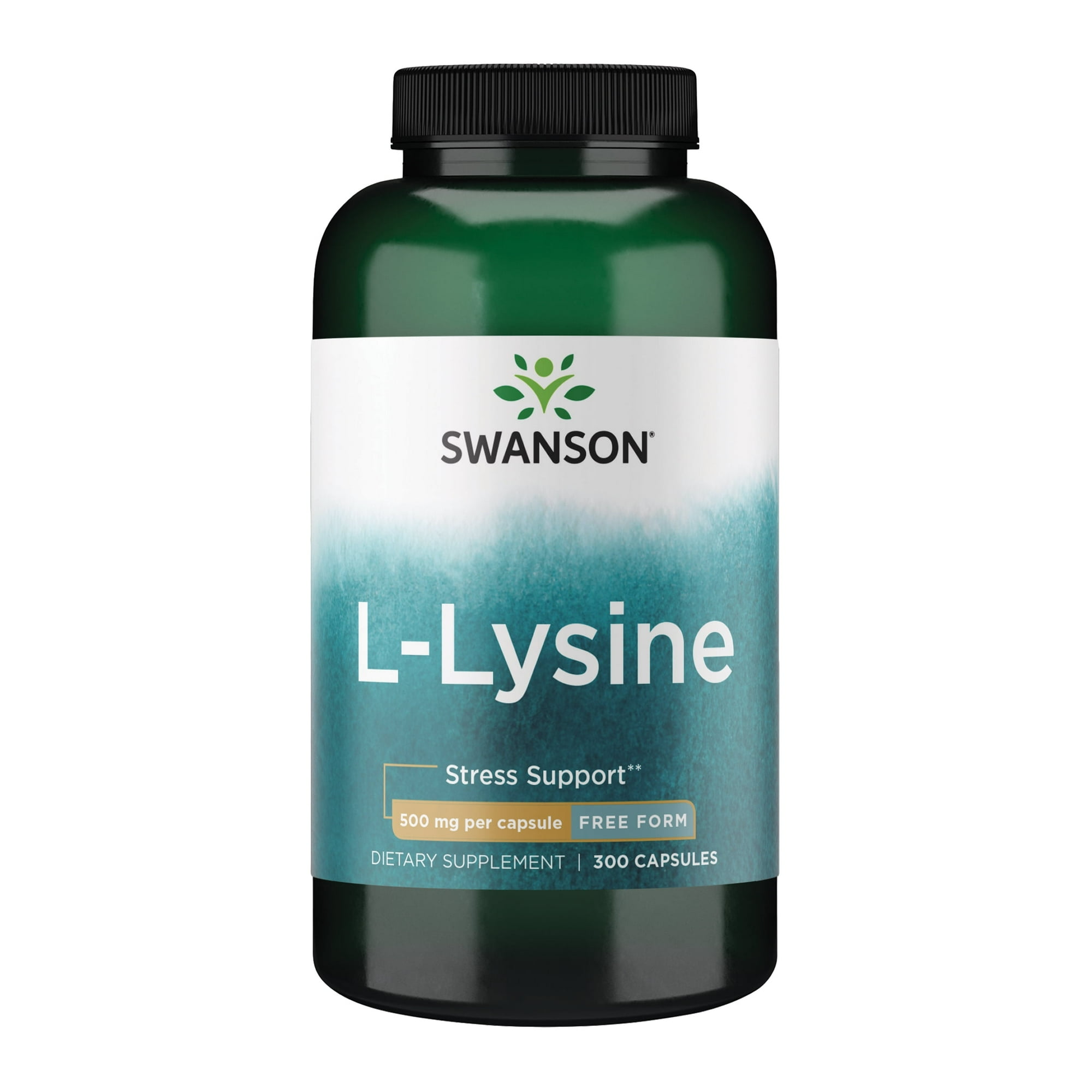 スワンソン L-リジン 500mg 300粒 カプセル Swanson L-Lysine サプリメント 必須アミノ酸 栄養補助食品 スキンケア ヘアケア