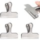 thumbnail image 1 of 4 clips de acero inoxidable, clip de chip bulldog, clips de papel de carpeta redonda para alimentos resistentes, 1 of 5