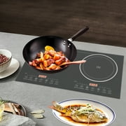 TOOL1SHOoo 2400W Portable Induction Cooktop Countertop Dual Cooker Burner Stove Hot Plate