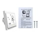 thumbnail image 1 of Cateissary Termostato inteligente WiFi, controlador de temperatura, agua eléctrica, calefacción de suelo caliente, caldera de y agua, funciona con Electrodomésticos blanco Cateissary HA002470-02B, 1 of 6