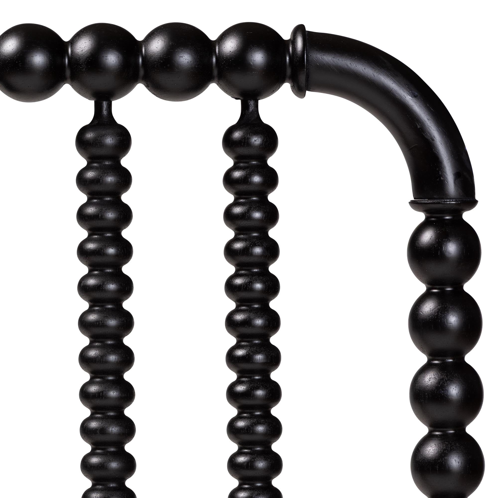 Baxton Studio Finley Traditional Headboard, Twin, Black