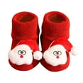 thumbnail image 2 of AURIGATE Clearance! Baby and Toddler Socks Toddler Boys Girls Christmas Socks Breathable Kids Non-slip Thicken Indoor Toddler Shoes, 2 of 5