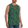 thumbnail image 2 of Fotbe Good Luck Ladybug Men's Camiseta sin Mangas Estampada para Hombres, Playera Casual para Gimnasio, Entrenamiento, Playa-3X-Large, 2 of 7