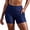 Navy Blue, variant on Women’s High Waisted Swimming Causal Beach Board Shorts with Pockets