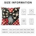 thumbnail image 5 of RUIYC Valentines Pillow Covers Valentine's Love Heart Buffalo Plaid Decorative Throw Pillow Cases Valentine Couple Lovers Farmhouse Decor for Sofa Couch Bed, 5 of 5