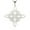 Silver, variant on TEAMER Stainless Steel Witchcraft Witch Knot Geometry Long Chain Necklace for Men Women