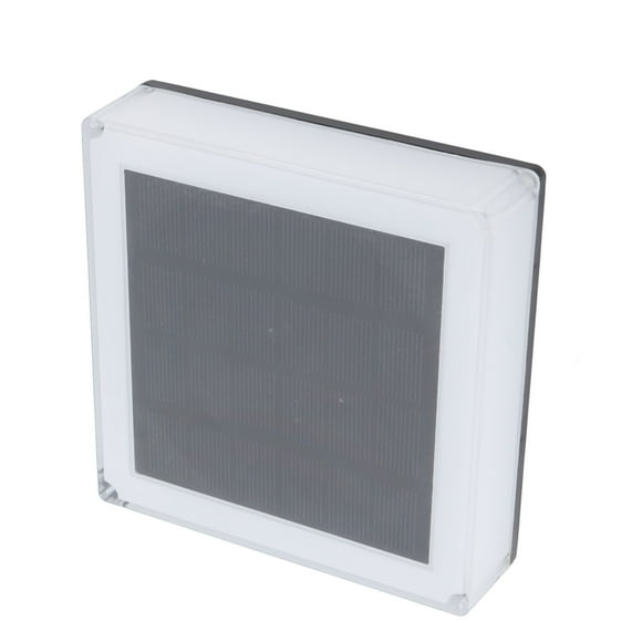 Outdoor Solar Post Light, Easy Installation Wide Application Solar Post Light Bright Automatically On and Off with Base for Courtyards for Column Buildings
