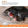 thumbnail image 2 of Catstages Crunchy Pickle Kicker Cat Toy – Plush Crinkle Toy with Catnip and Dental Mesh, 6.5", 2 of 10