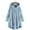 Sky Blue coat for women, variant on Usmixi 2023 Plush Coat for Women Plus Size Overcoat for Women Casual Solid Cozy Fluffy Plush Sweatshirt Coat Button up Irregular Fuzzy Fleece Hooded Outerwear Winter Plush Coat