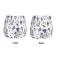 thumbnail image 5 of Xecao's Lavender Bicycle for a double-layer running short for women, perfect for gym, tennis, and more, featuring a convenient pocket., 5 of 9