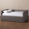 thumbnail image 5 of Bowery Hill Tufted Queen Daybed in Grey, 5 of 8