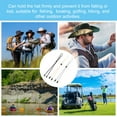 thumbnail image 6 of 6 Pcs 31.5"x0.28" Adjustable Hat Strap Clips Chin Cord with Cord Lock for Boating, 3 Colors, 6 of 6