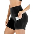 thumbnail image 2 of YouLoveIt Womens High Waisted Yoga Shorts Butt Lift Yoga Shorts Women Leggings Athletic Sport Shorts Tummy Control Running Workout Shorts Womens Summer Shorts, 2 of 6